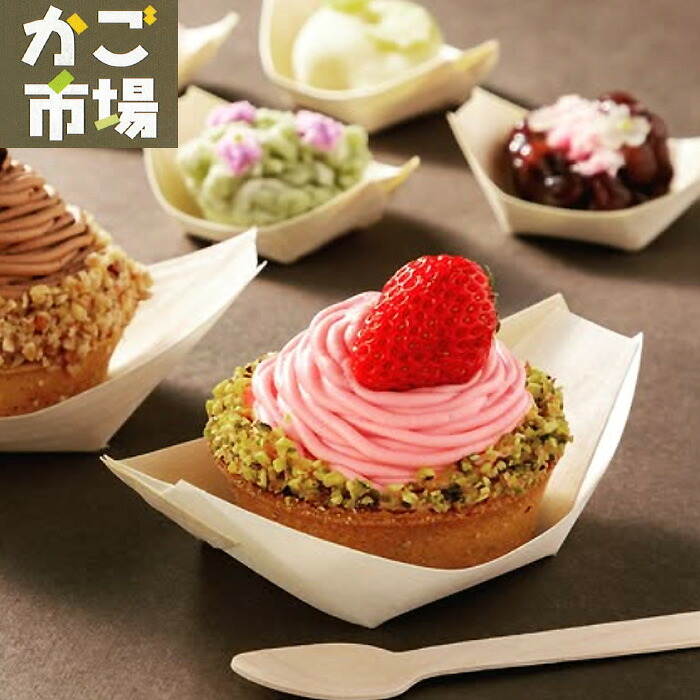 舟皿 3号 たこ焼き皿 御盆 木製 和菓子 西洋菓子 屋台 使い捨て #5023