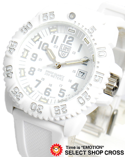 楽天市場 ルミノックス Luminox メンズ 腕時計 ネイビーシール カラーマーク Whiteout 3057 Whiteout ホワイトアウト 白 T25表記 あす楽 時計 雑貨セレクトショップクロス