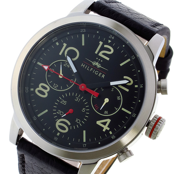 【楽天市場】トミー ヒルフィガー TOMMY HILFIGER クオーツ メンズ 腕時計 1791232 ブラック：時計＆雑貨セレクトショップクロス