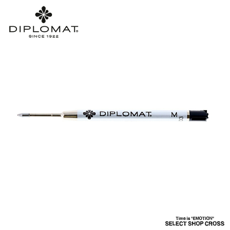 楽天市場】ディプロマット DIPLOMAT ボールペン芯 替芯 ブラック BK M