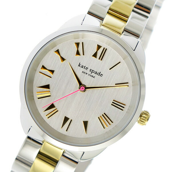 ケイトスペード KATE SPADE クオーツ レディース 腕時計 KSW1062 シルバー