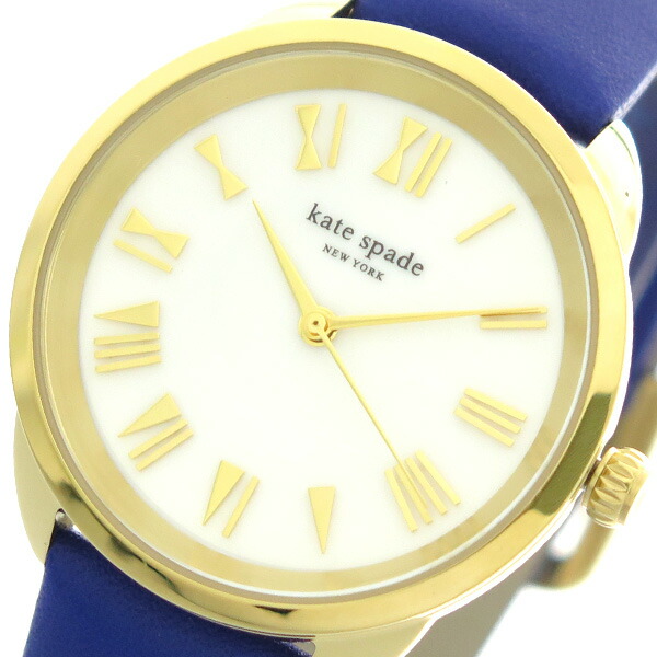 超目玉 ケイトスペード Kate Spade 腕時計 レディース Ksw1246 クオーツ ホワイト ブルー 本店は Dues Ncma Org
