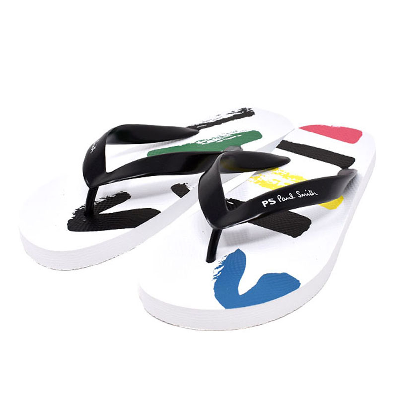 paul smith flip flops white