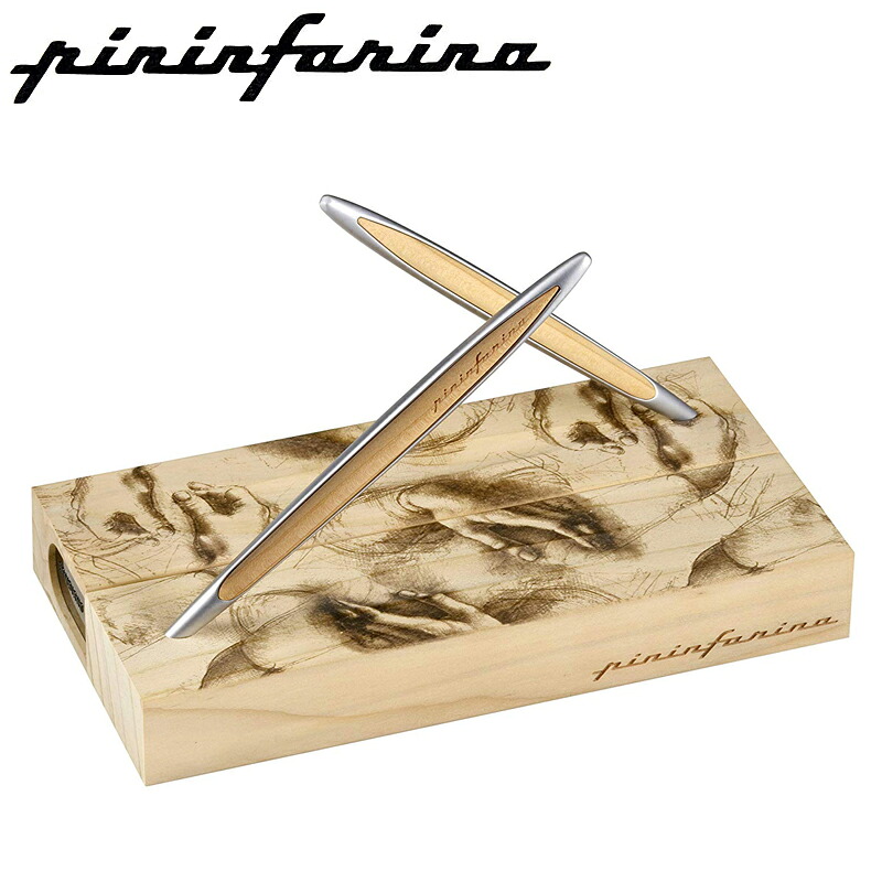 【国内代理店正規商品】 ピニンファリーナ pininfarina ダヴィンチ ハンド 没後500周年 2本セット ボールペン インクレスペン 1955505 01682