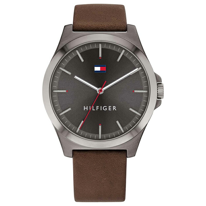 激安な ブラウンレザー グレー バークレイ Barclay 腕時計 メンズ Hilfiger Tommy ヒルフィガー トミー ブランド かわいい おしゃれ カジュアル Hamrahtrader Com