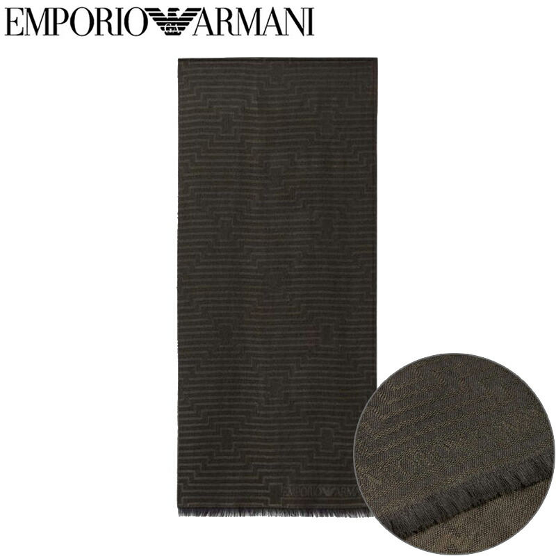 ブラック カジュアルからビジネスシーンまで使える時計 財布 バッグ 筆記具を多数ご用意しております ストール ホワイトデー オリーブ 誕生日 メンズ 185 43cm バレンタイン 30代 9a395 プレゼント選びに是非ご覧ください Armani ストール マフラー