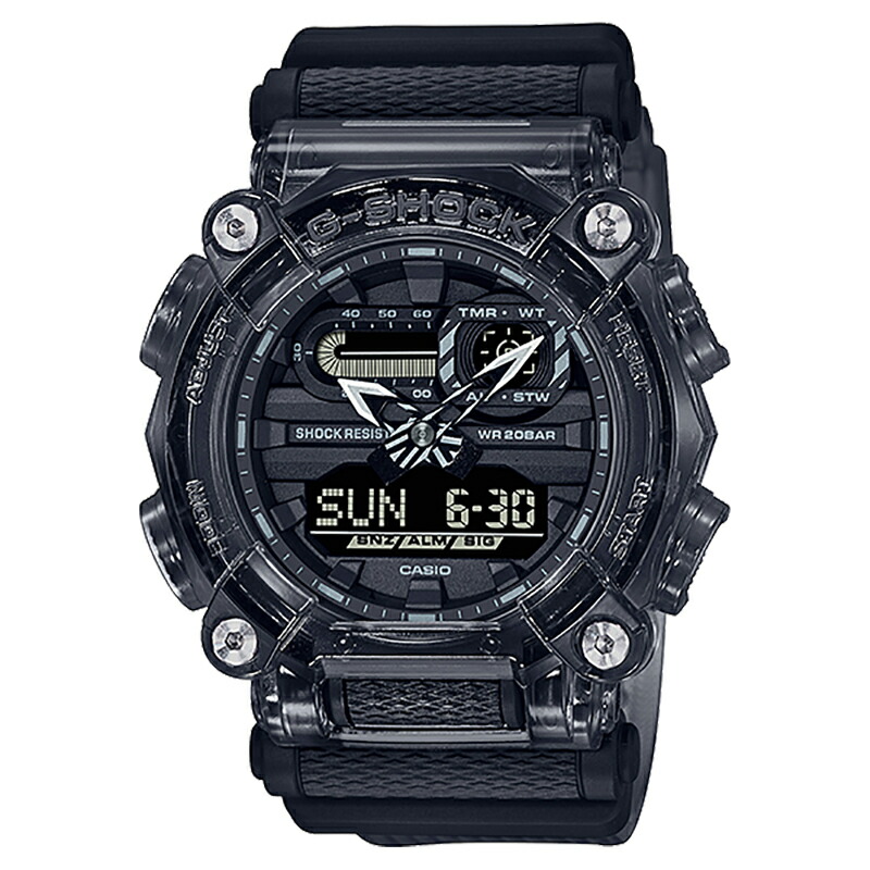 カシオ CASIO 国内置き目品 Gぼうぜん自失 ジーショック G-SHOCK SPECIAL COLOR スケルトン続きもの メンズ ウオッチ GA-900SKE-8AJF GA-900SKE-8A