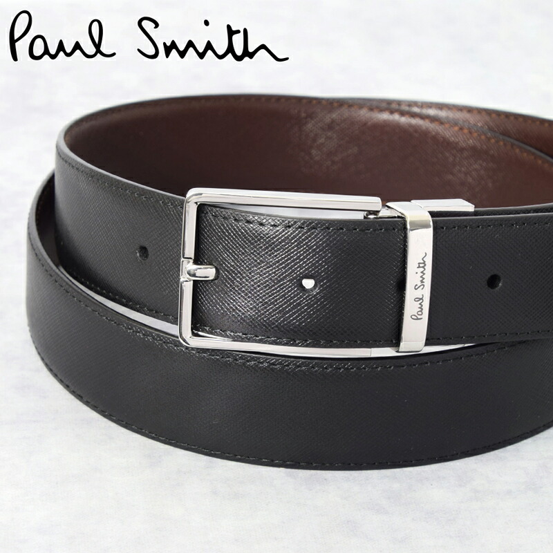 良好品 ポールスミス Paul Smith ベルト M1a 4437 Ccut 78 メンズ ブラック 黒 ブラウン 茶 ブランド小物 ビジネス レザー 18 Off Css Edu Om