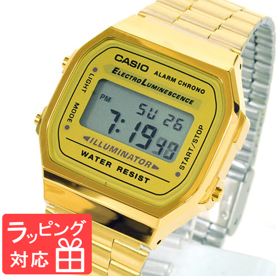 【無料ギフトバッグ付き】 【名入れ対応】 カシオ 腕時計 CASIO ブランド デジタル 時計 ブランド 海外モデル A168WG-9WDF ゴールド チプカシ チープカシオ メンズ レディース キッズ A168WG-9 子供 ユニセックス カシオ 腕時計