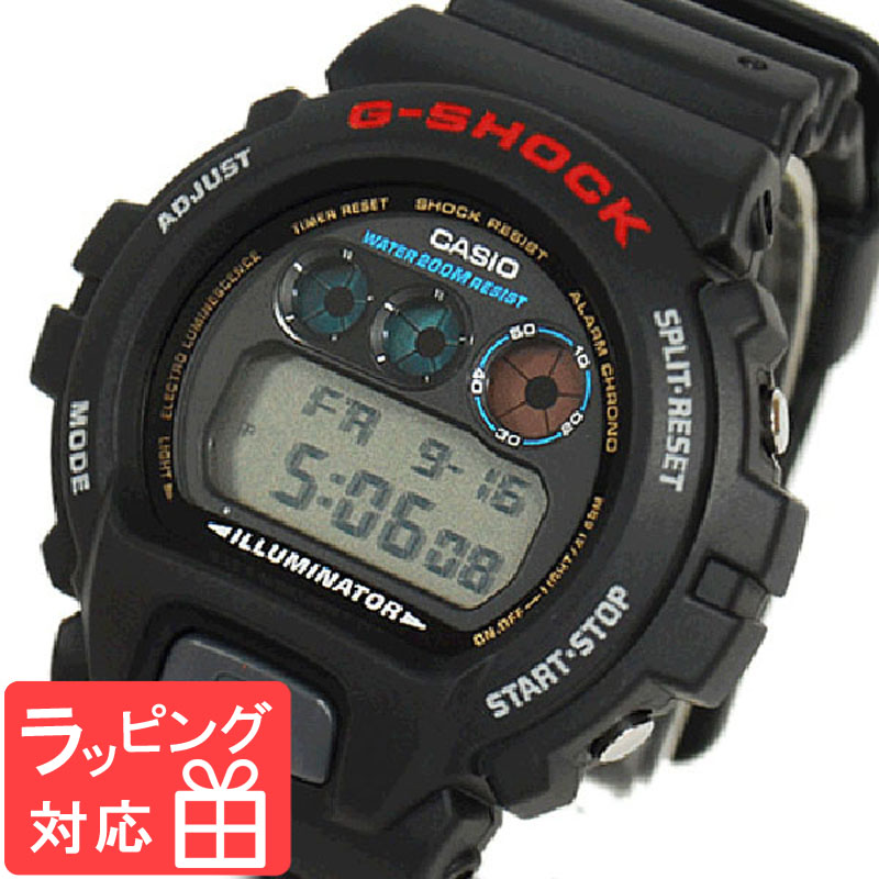 楽天市場 名入れ ラッピング対応可 3年保証 カシオ 腕時計 Casio ｇショック メンズ 時計 多機能 防水 ウォッチ Dw 6900 1v 海外モデル Dw 6900 1vdr ブラック 黒 人気 定番 クラッシャーモデル スポーツやレジャーにもおすすめ カシオ 腕時計 時計 雑貨