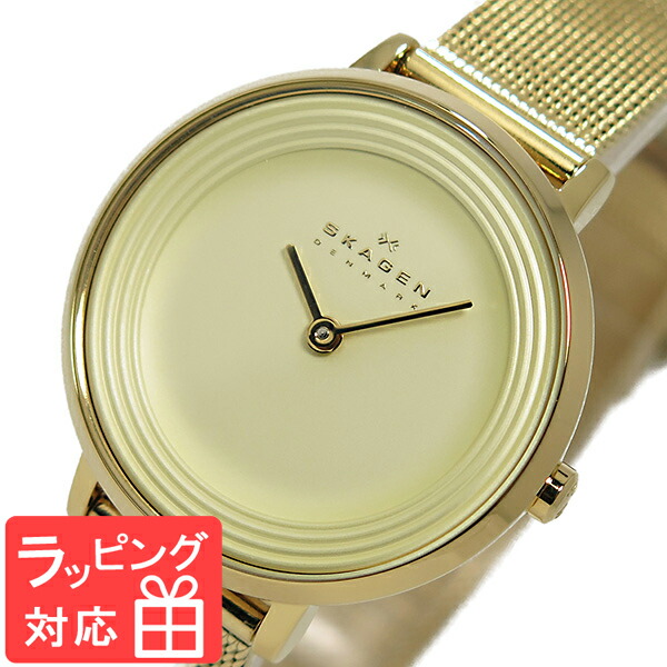 【3年引き受ける】 スカーゲン メンズ レディース ユニ一発やる ウオッチ SKAGEN 時辰儀 スカーゲン 時辰儀 SKAGEN ウオッチ 一般受け 石英 ブランド名 SKW2212 ともし火ゴールド スカーゲン レディース
