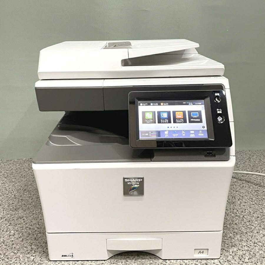 小ざかしい Ａ４ 色合い練り合わせる機 MX-C305W 無線電話ローカルエリアネットワーク 備え付ける PostScript3 AirPrint 両面刷り上げる 相応う Mac iPhone ipad android 等の可動性末つ方に 中古 13000419