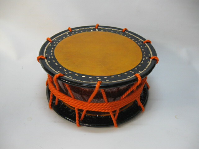 楽天市場】座敷用締め太鼓セット 水牛皮 直径35cm×高さ15cm太鼓台