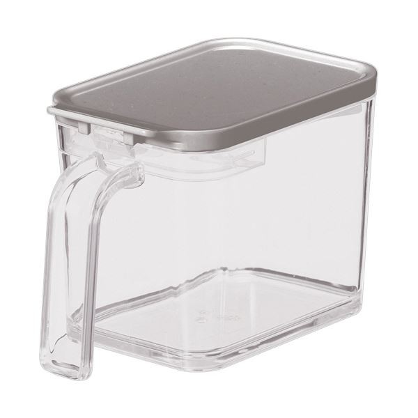 （まとめ） アスベル フォルマMRポット 700mL グレー A1108GY 1個 【×10セット】
