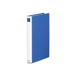 (業務用10セット) キングジム パイプ式ファイル/スーパードッチ脱着イージー 【A4/タテ型】 とじ厚：20mm 2472A 青 6,867円