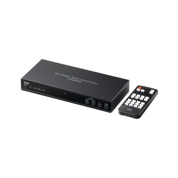 サンワサプライ 4画面ビデオウォールコントローラー（4K相応う） VGA-PHD4VWC 1台