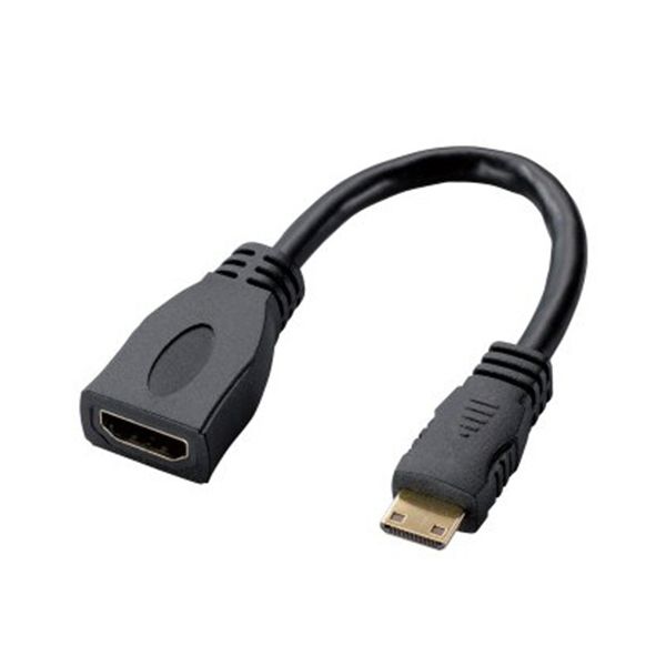（まとめ） エレコム タブレットPC用HDMI変換ケーブル（タイプA-タイプC） ブラック TB-HDAC2BK 1本 【×2セット】