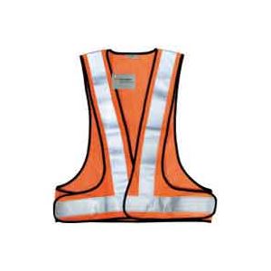 （まとめ）スリーエム 3M 高視認性反射ベストSVP-02R レッドオレンジ 【×6セット】