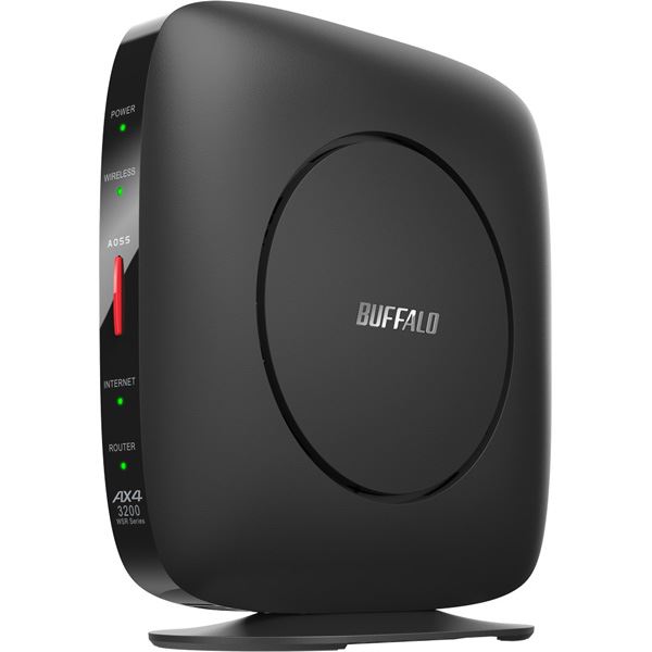 バッファロー 無線LAN親機 11ax ac n a g b 2401 800Mbps ブラック WSR-3200AX4B-BK