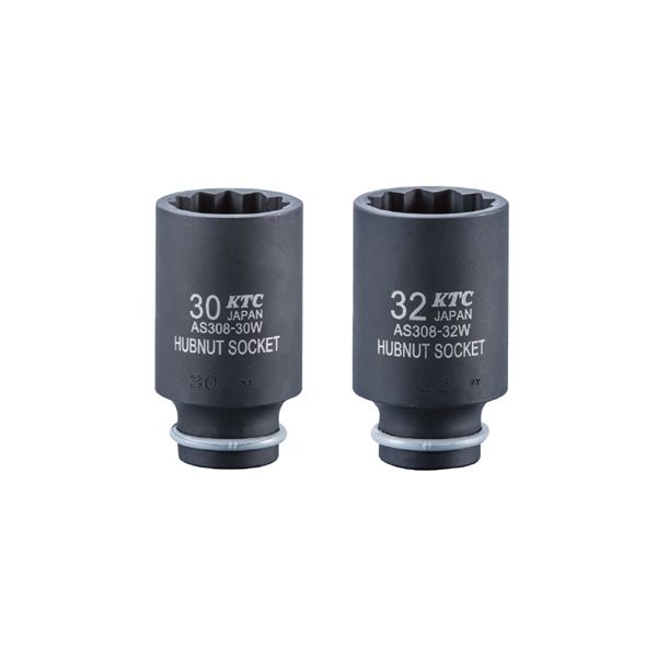 KTC 京都機械工具 12.7SQ .インパクトレンチ用ハブナットソケットセット ATS3082