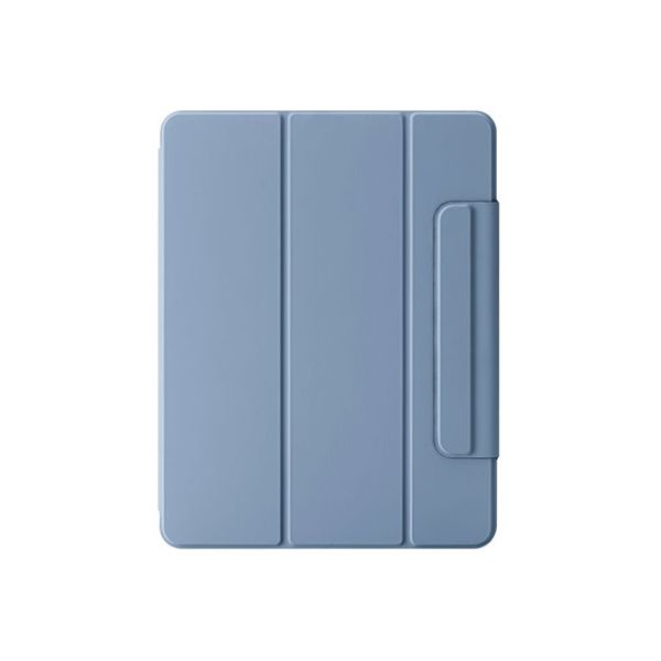 エレコム 13インチiPad Air(M3/M2) フラップケース 超薄型 マグネット着脱 スリープ対応 ブルーグレー TB-A25XWVPF2BG｜Shop　E-ASU