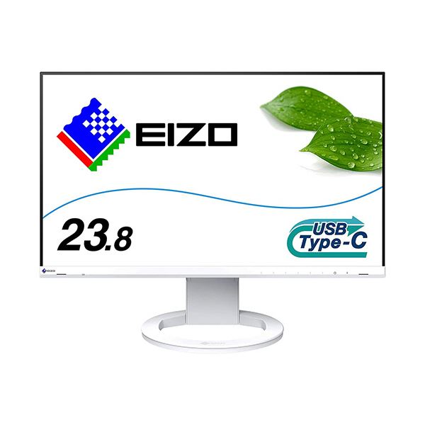 未使用 EIZO FlexScan 23.8型カラー液晶モニター ホワイト EV2480-ZWT