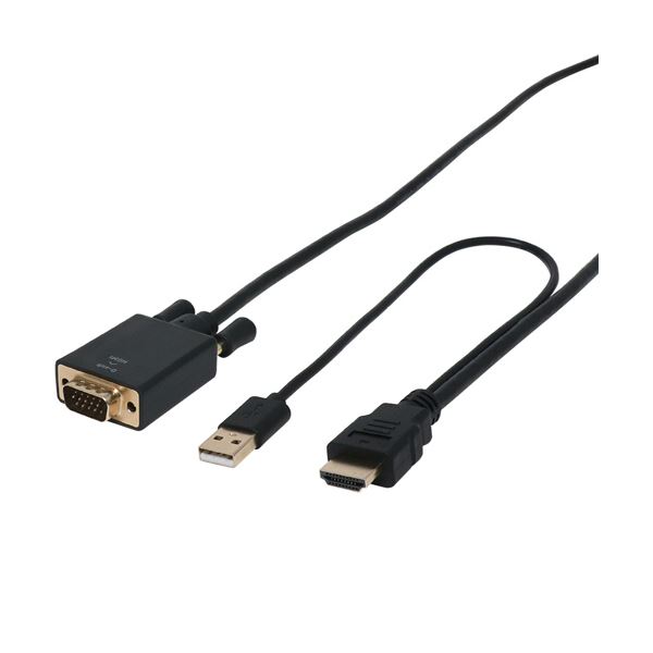 SALE／76%OFF】 まとめ ミヨシ HDMI-D-sub変換ケーブル3m ブラック HDC-DS30 BK 1本 fucoa.cl