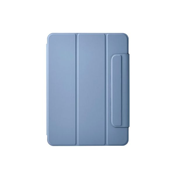 エレコム 11インチiPad Air(M3/M2) フラップケース 超薄型 マグネット着脱 スリープ対応 ブルーグレー TB-A25MWVPF2BG
