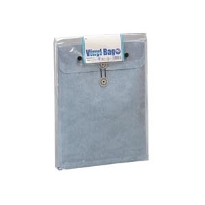 日本ノート オキナビニールバッグ 角0 ブルー VB0EB 1セット（10個）｜Shop　E-ASU
