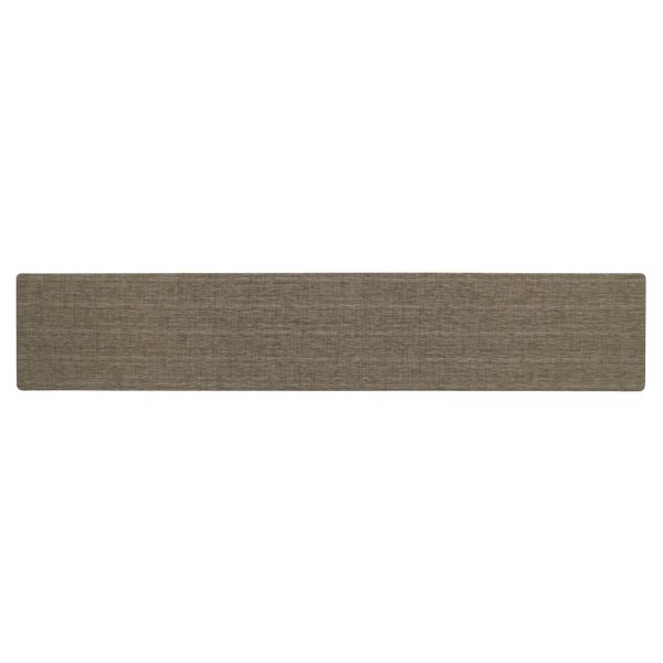 【3個セット】 アール 拭ける テキスタイル風キッチンマット 約45×240cm ブラウン TK-005|Shop E-ASU