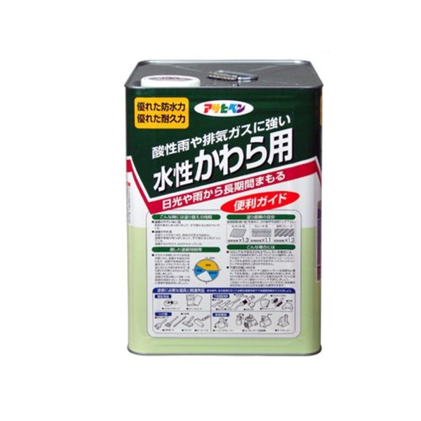 水性かわら用 スレートブラック 14L【代引不可】｜Shop　E-ASU 18,426円