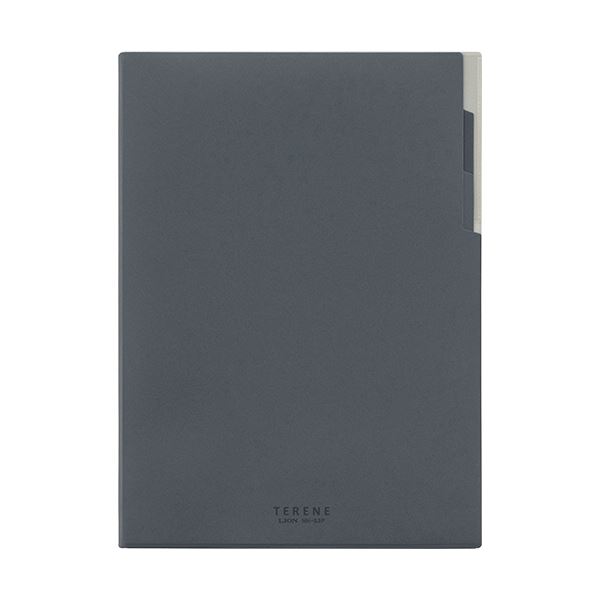 (まとめ）ライオン事務器 ハードメモホルダーTERENE（テレネ） A4 チャコール HH-63P 1冊 【×30セット】