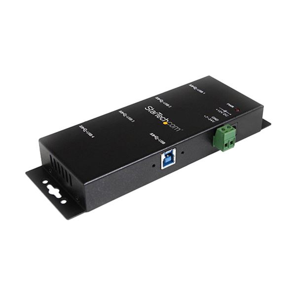 StarTech.com 4界面製作用USB 3.0こしき ウォールマウント相応う 黒いこと ST4300USBM 1個
