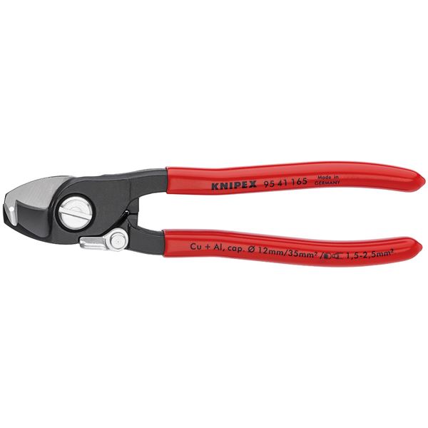 KNIPEX(クニペックス)9541-165 ケーブルカッター(バネ付)ストリップ付|Shop E-ASU