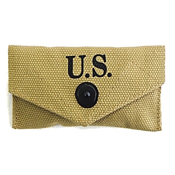 第二次大戦中 実物 U.S. 1944年製 3ポケットポーチ Vintage