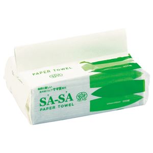 （まとめ） 太洋紙業 SA-SAペーパータオル 200枚 SA2025 1パック 【×30セット】