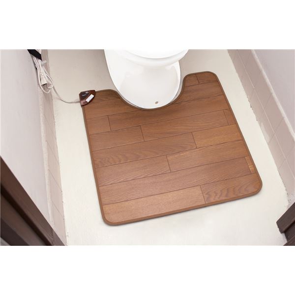 トイレ用ホットマット ホットカーペット 60cm×60cm 正方形 防水素材 抗菌・防カビ 防滑加工 日本製