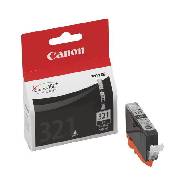 (まとめ) キヤノン Canon インクタンク BCI-321BK ブラック 2927B001 1個 【&times;10セット】｜Shop　E-ASU