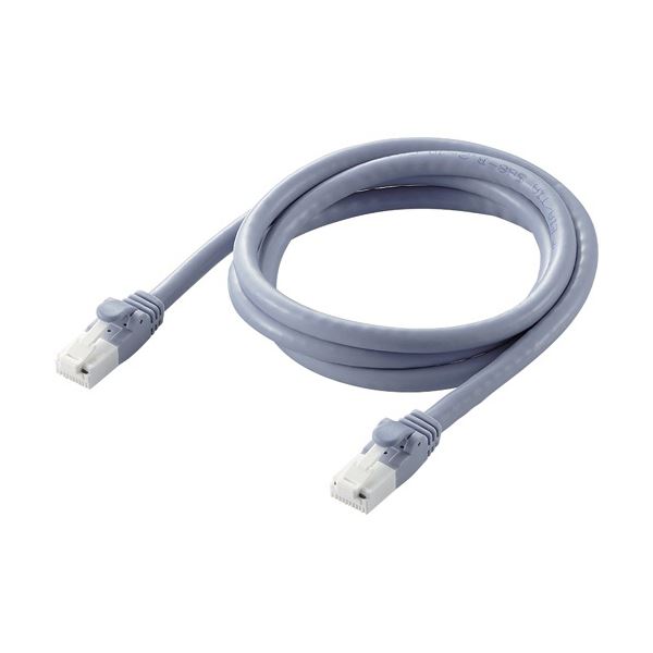エレコム ツメ折れ防止LANケーブル(Cat6A対応) ブルー 50.0m LD-GPAT/BU50/RS 1本 13,301円