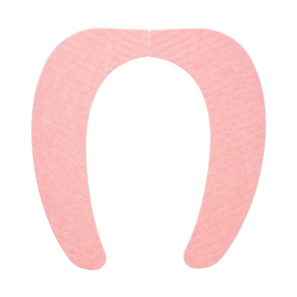 (まとめ) 便座居敷き/へばり付くべんざ居敷き 【サクラ色】 洗える 室内用便器属具 『レック ぴたQ』 【72個仕掛ける】 日用品雑貨・文房具・手芸-その他
