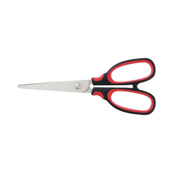 (まとめ) TANOSEE 剪刀 刃先先丸 刃渡り65粍 黒いこと 1本  【×30仕掛ける】