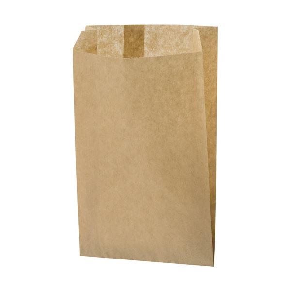 まとめ HEIKO 食品袋 耐油ガゼットパック 未晒無地 100枚 1パック #004164111 大