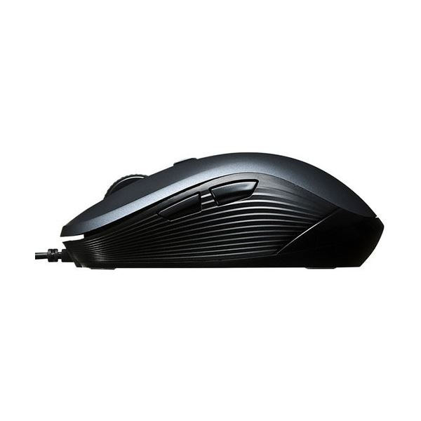 (まとめ)サンワサプライ有線ブルーLEDマウスガンメタMA-BL114GM1個【×10セット】