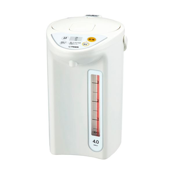 タイガー魔法瓶 マイコン電動ポット 4lホワイト 1台家電 Pdr G401w Pdr G401w 1台 Shop 電気ポット E Asu蒸気量が少ない省スチーム設計