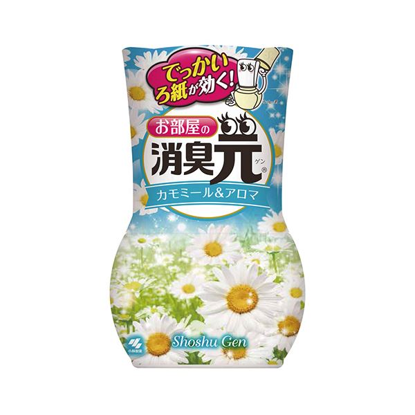 (まとめ)小林製薬 お部屋の消臭元カモミール&アロマ 400ml 1セット(3個)【×5セット】