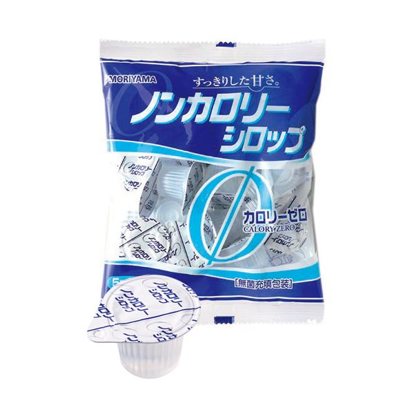 （まとめ）守山乳業 MORIYAMAノンカロリーシロップ 5ml 1セット（100個：20個×5パック）【×5セット】【代引不可】