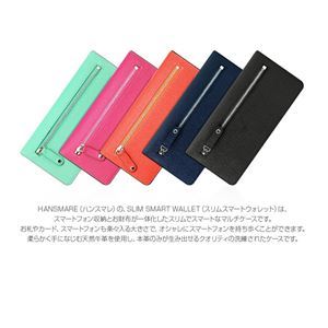 HANSMARE お財布型マルチケース Slim Smart Wallet ミント｜Shop　E-ASU