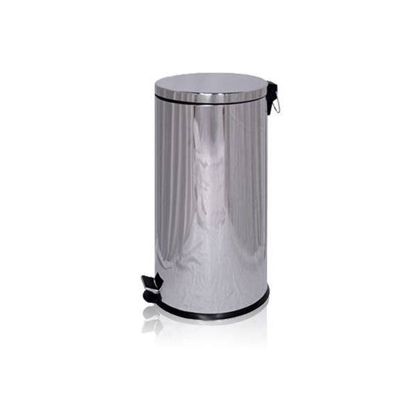 ダストボックス ゴミ箱 40L ステンレス ポリプロピレン 足元ペダル付き ふた付き 完成品 キッチン 台所 リビング｜Shop　E-ASU