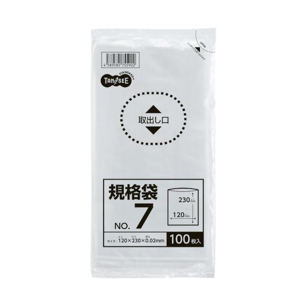 楽天市場】（まとめ） TANOSEE 規格袋 12号0.02×230×340mm 1パック（100枚） 【×30セット】 : Shop E-ASU