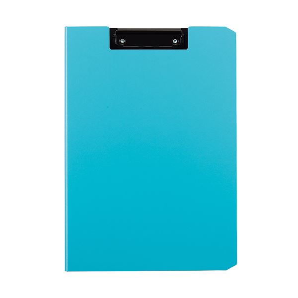 (まとめ) TANOSEE クリップファイルA4タテ ライトブルー 1枚 【×30セット】|Shop E-ASU